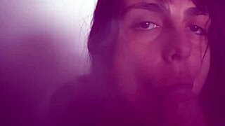Couple's Wet Blowjob With Hookah Fetish