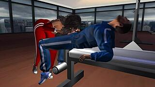 Groped Hard at the Inclined Bench Session