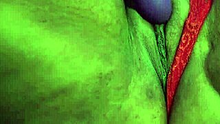 My boyfriend is away, so I use my toy