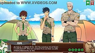 game friends camp episode 20 joke with photo russian voice acting