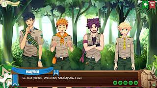 game friends camp episode 20 joke with photo russian voice acting