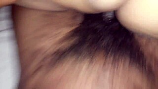 she's riding that big black dick backwards with her ass