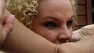 Bobbi Barrington and Rebecca Lord feel intense passion while washing car