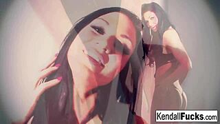 kendall feels so sexy teasing with nude masturbation