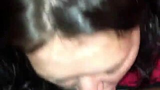 Tits Bounce as White Girl Sucks BBC