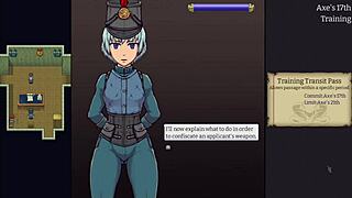 Yo, cute ass working hard in hentai action!