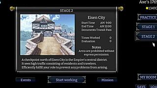 Yo, cute ass working hard in hentai action!