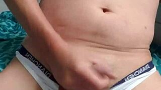 Gay Boy Masturbating In Underwear Suggestively