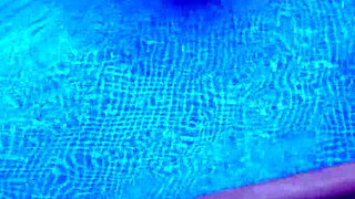 Beautiful titty action happening in the pool 😍