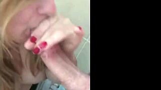 sexy blonde chick masters blowjobs like a pro. her homemade skills are unreal!