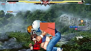 Brian battles Ryougi Shiki in cartoon anime sex