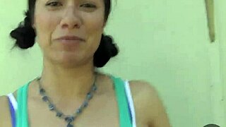 she's teasing in tight leggings, yoga fetish got me hooked