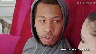 pawg sucking writer's big black cock in interracial homemade scene