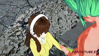 Hey, check out Dr. Stone hentai with Senku and Yuzuriha in hard sex!