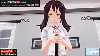 Uncensored Japanese Hentai Anime Handjob And Blowjob