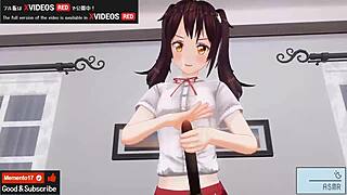 Uncensored Japanese Hentai Anime Handjob And Blowjob