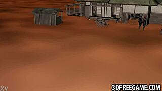 Redhead 3D Cartoon Babe Performs Blowjob