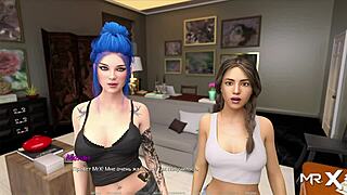 Girlfriend Kisses Girlfriend in Acting Lessons Episode 17