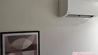 agent fucks bent over black woman doggystyle in airbnb cumshot on shaved ass