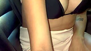 I GRAB my friend during PUBLIC webcam in car