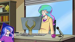 lets lead by example with big tit lesbian play