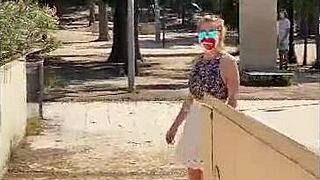 I had a naughty outdoor adventure in Spain day 4.