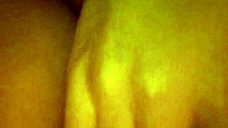 Horny Slut Masturbates and Cums Hard
