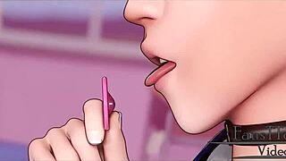 Erica completely lost her shame in anime