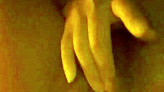 Horny Slut Masturbates and Cums Hard