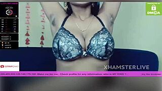 Hot Janu Feels Excited Stripping Her Bra