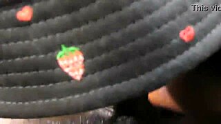 Sloppy dick sucking by ebony babe on big black cock