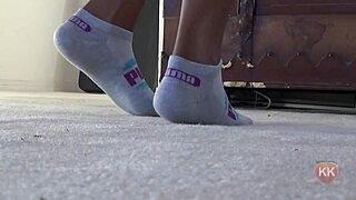 Want to see Puma socks fetish?