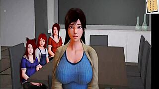 i'm exploring my new family in this 3d game