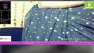 Hot Janu Feels Excited Stripping Her Bra