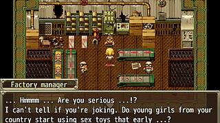 Loira tenta ajudar e acaba presa no telhado da casa dos mendigos - Farah the Otherworld Hero - Parte 2