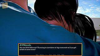 Exploring my new stepfamily in this game adventure