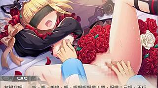 anime girl fingers to orgasm suggestively