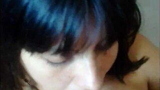 I took her to the rooftop to suck and gave her a russian