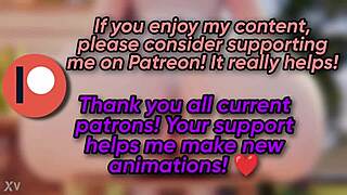 Benevolent bunny gets her big ass expanded intensely in this cartoon.