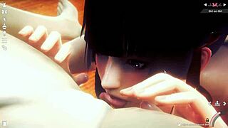 Marie Rose and Nyotengu Lick Each Other's Asses