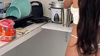 Beautiful Latina Invites You To Make Breakfast