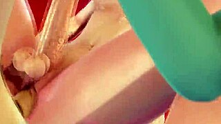 i love this triple futa with anna, elsa, and ariel from frozen in 3d