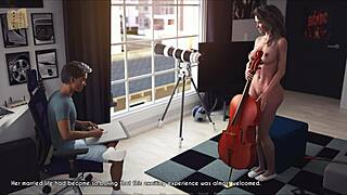 A wife and stepmother play a game together.