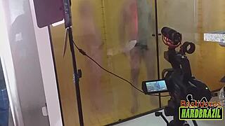 Brazil’s Biggest Tits Shine in Steamy Shower Scene