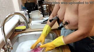 just a normal domestic day with housewife