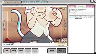 nicole plays risky job in hentai game episode