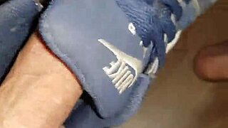 Hey, check out this twink blowing a gay dick in nike airmax?