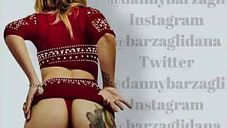 Hey, dana barzagli shows off her big ass tattoo in this casual scene