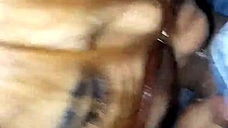 Watch this crazy homegirl swallow cock with her mad skills in intense blowjob action?