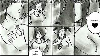 Giantess growth breast expansion animated comic